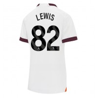 Dres Manchester City Rico Lewis #82 Gostujuci za Žensko 2023-24 Kratak Rukav